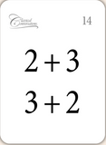 MATH FLASHCARDS, Addition:The Commutative Law