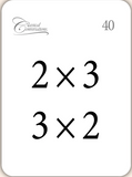MATH FLASHCARDS, Multiplication: The Commutative Law