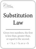 Math Flashcards- Algebra: Laws and Limits