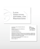 Latin Flashcards - Adjectives, Adverbs, and Prepositions