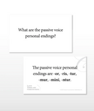 Latin Flashcards - Verbs and Conjunctions
