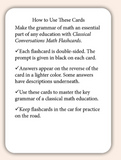 Math Flashcards Exponents: The Forms of Powers