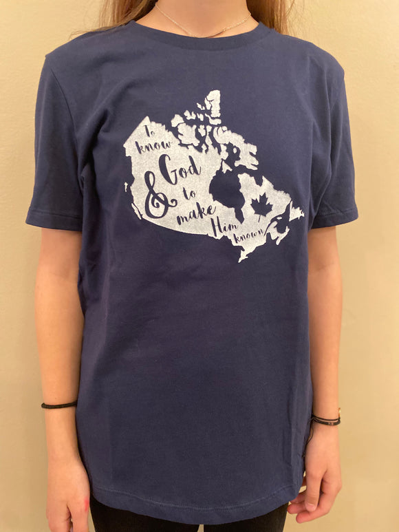 Adult T-Shirt *To Know God...Canada