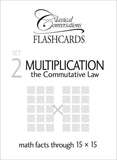 MATH FLASHCARDS, Multiplication: The Commutative Law