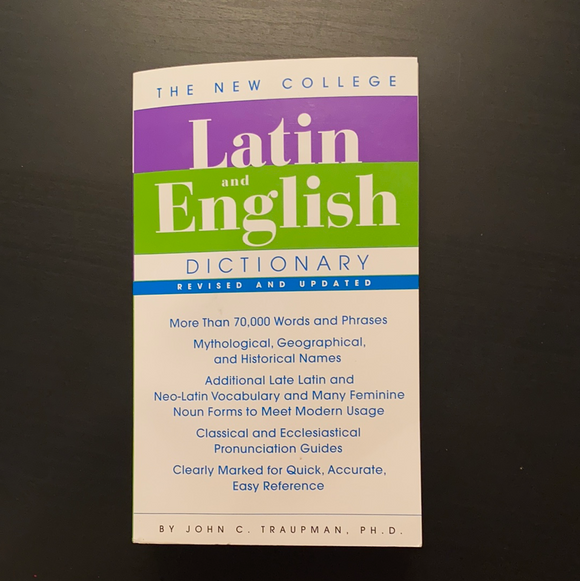 Latin and English Dictionary